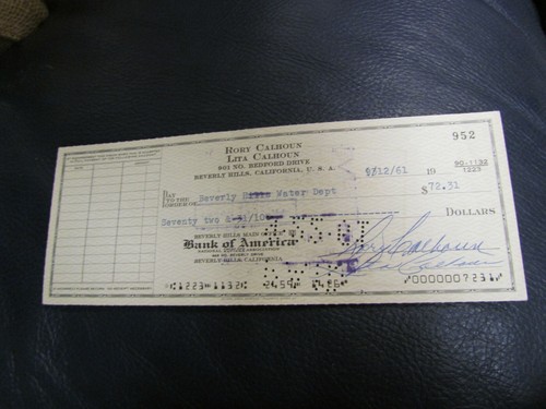 Rory lita calhoun hand signed - rory,